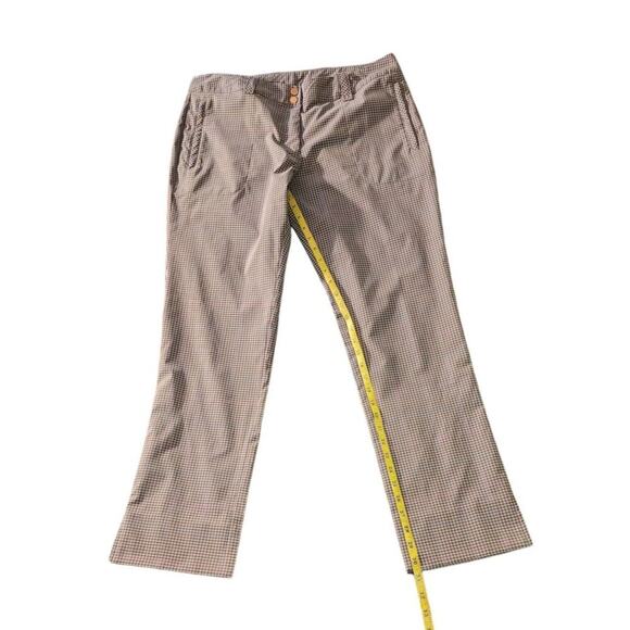 Nike Golf Women's Dri-Fit Plaid Pants Size 12 Polyester/Spandex Swoosh Logo - Picture 7 of 8